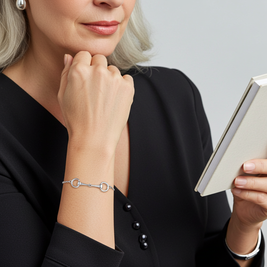 Silver Snaffle Bracelet - PEGASUS JEWELLERY