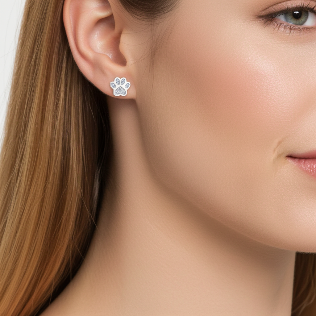 New Paw Sparkle Studs