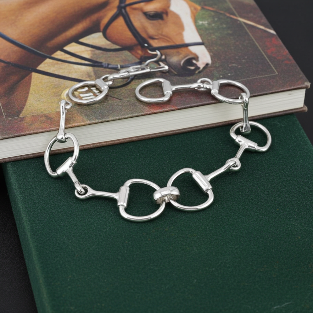 Equestrian Silver Snaffle Bracelet - PEGASUS JEWELLERY
