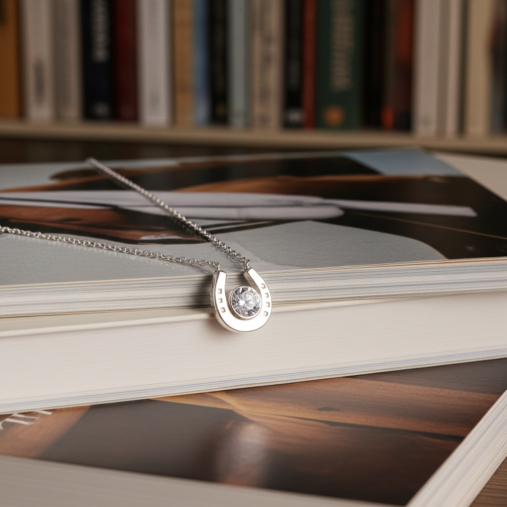 Horseshoe Sparkle Necklace - PEGASUS JEWELLERY