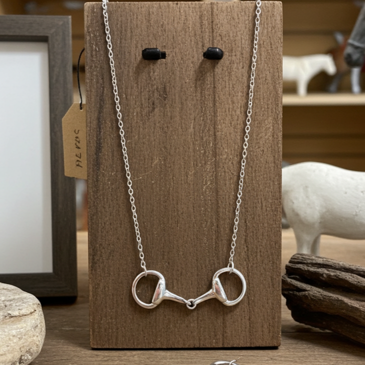 Silver Snaffle Necklace