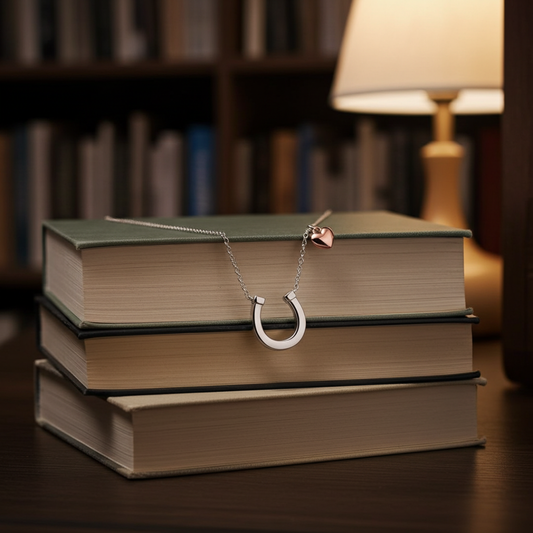 Silver Love Horseshoe Necklace - PEGASUS JEWELLERY