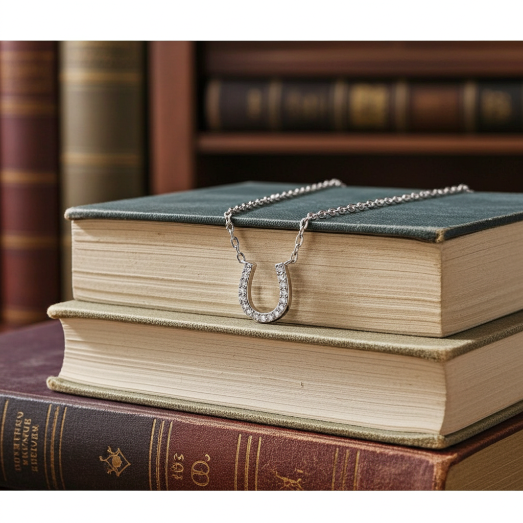 Sparkle Horseshoe Necklace - PEGASUS JEWELLERY