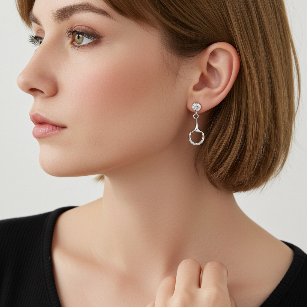 Sparkle Equestrian Earrings - PEGASUS JEWELLERY