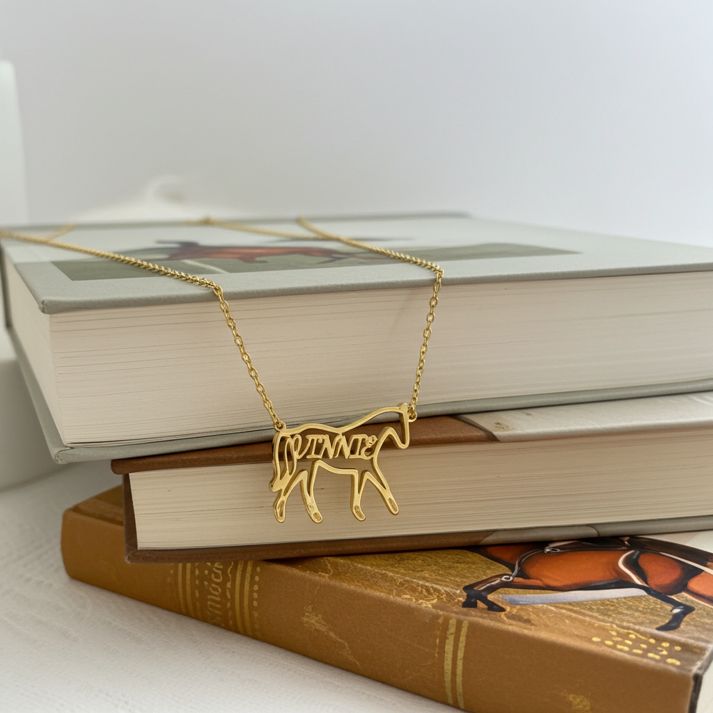 New Personalised Horse Necklace