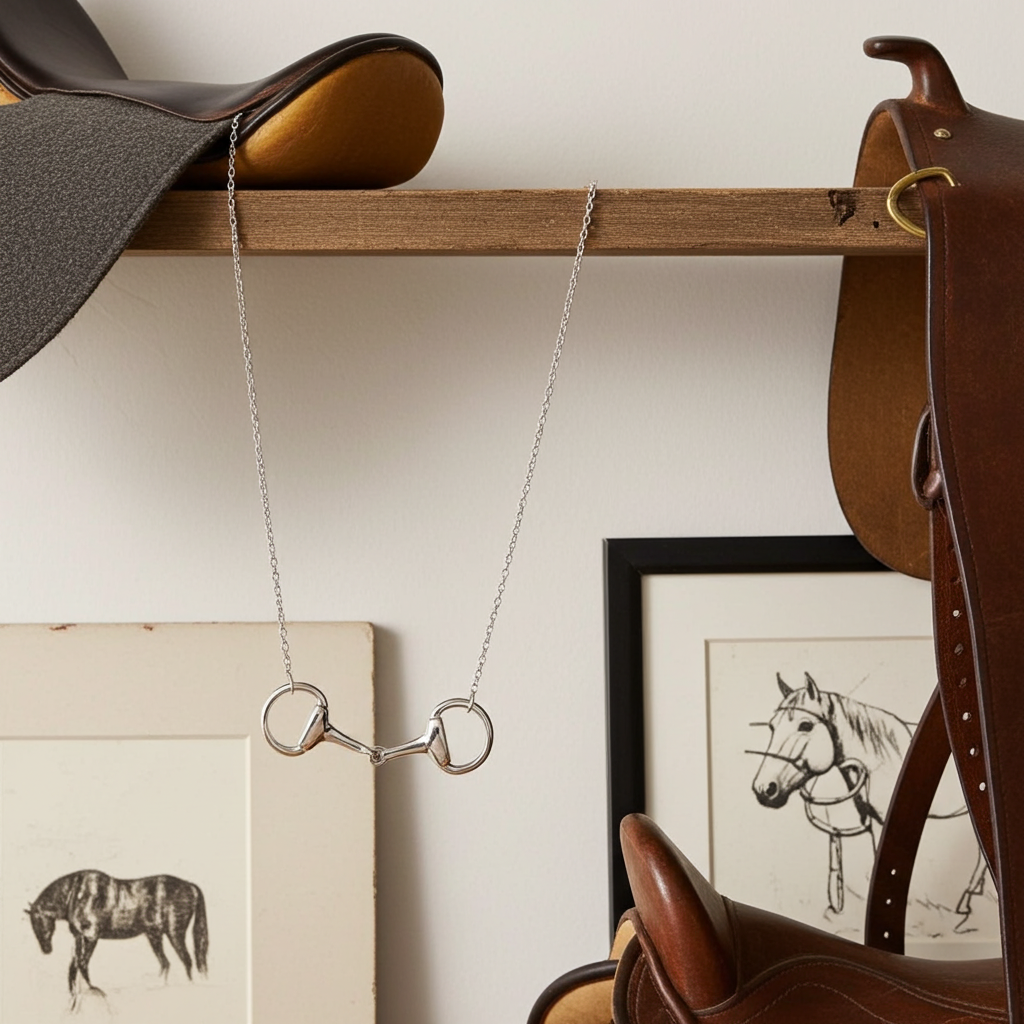 Silver Snaffle Necklace - PEGASUS JEWELLERY