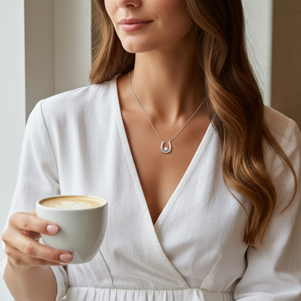 Dazzling Horseshoe Necklace