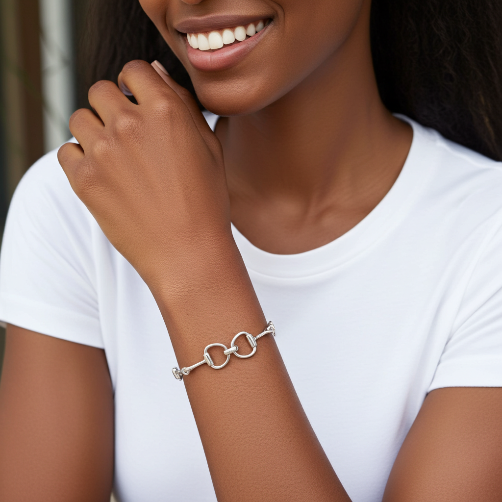 Equestrian Silver Snaffle Bracelet - PEGASUS JEWELLERY