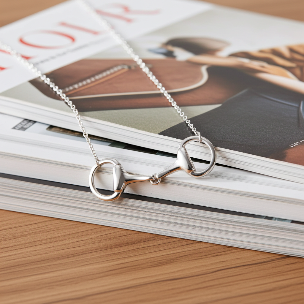 Silver Snaffle Necklace
