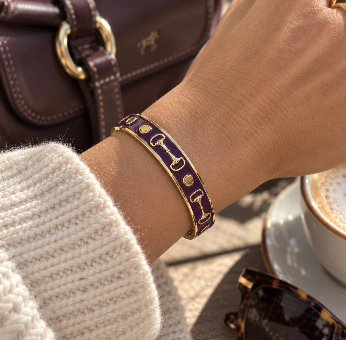 Pegasus Equilibrium Vitality Bit Bangle- Gold