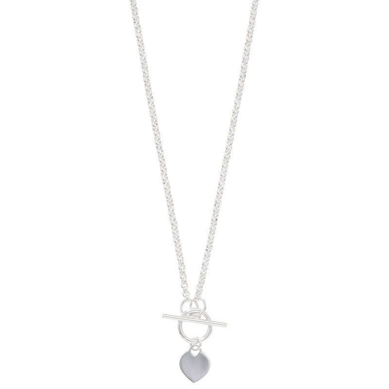 T-Bar Heart Necklace