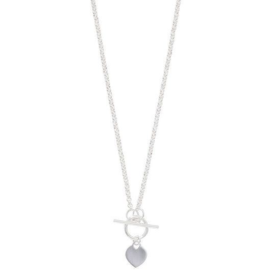 T-Bar Heart Necklace