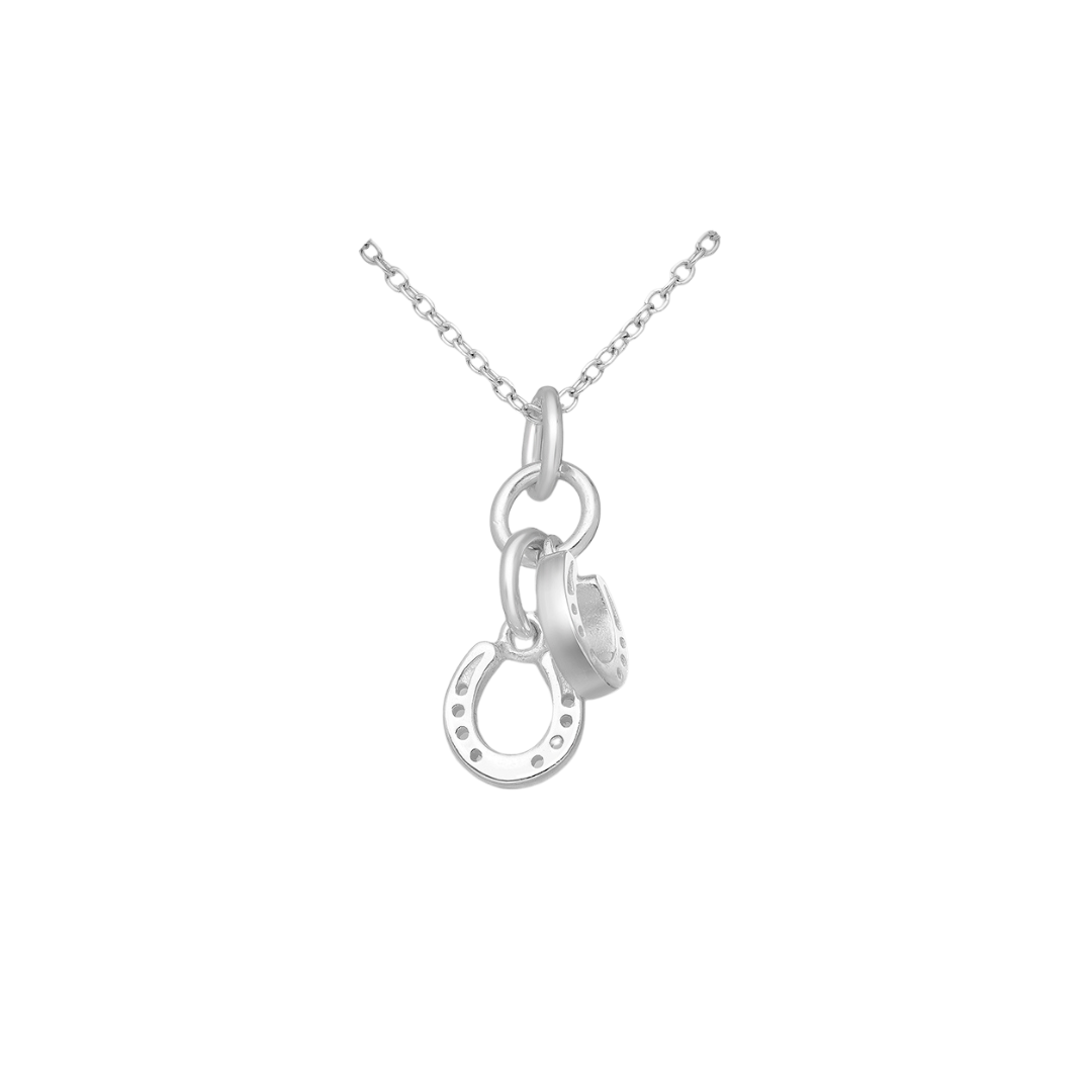 Equestrian Silver Horseshoe Necklace - PEGASUS JEWELLERY