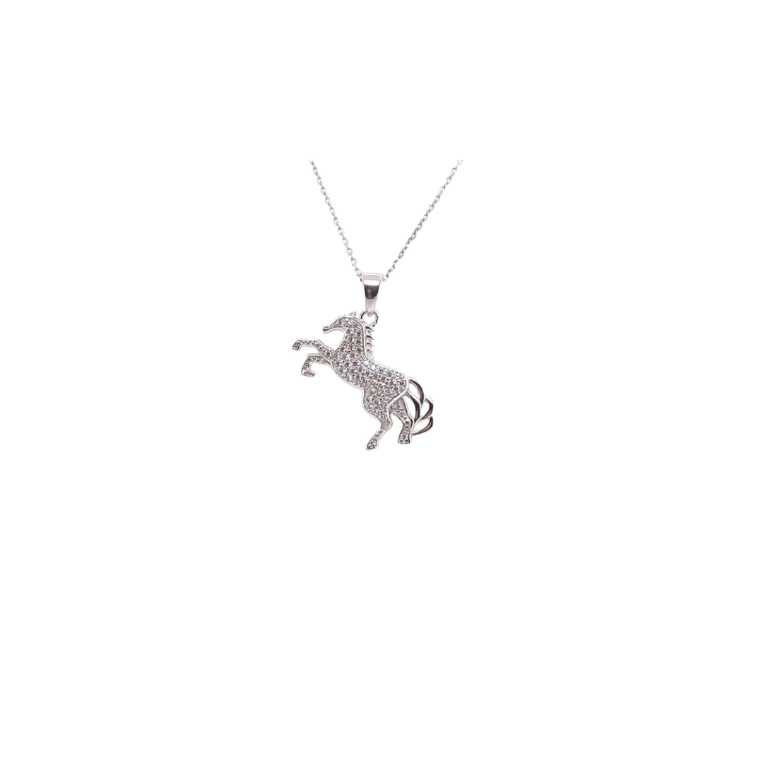 Sparkle Horse Necklace - PEGASUS JEWELLERY