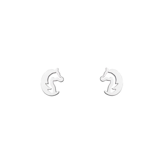 Open Horse Head Studs - PEGASUS JEWELLERY