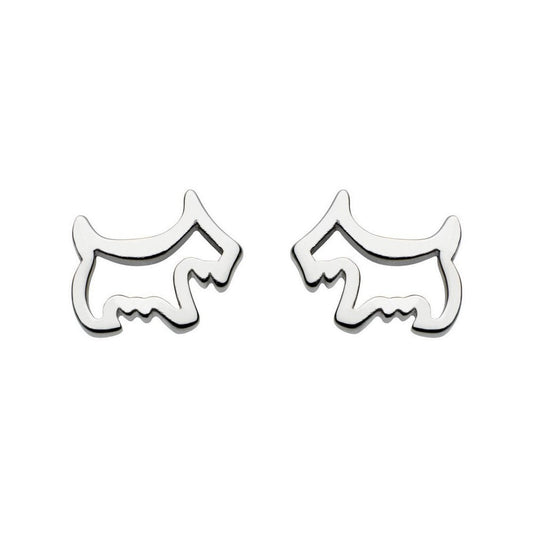 Scottie Dog Earrings- Open