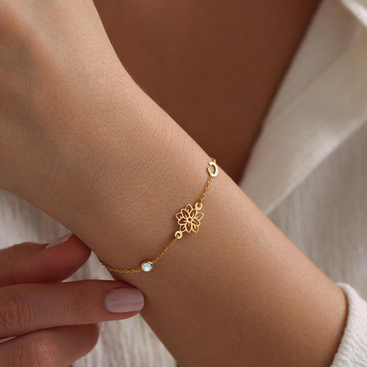 Personalised Birthstone Bracelet