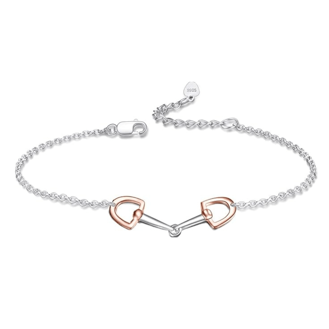 PEGASUS JEWELLERY Bangle Two tone Equestrian Snaffle Bracelet