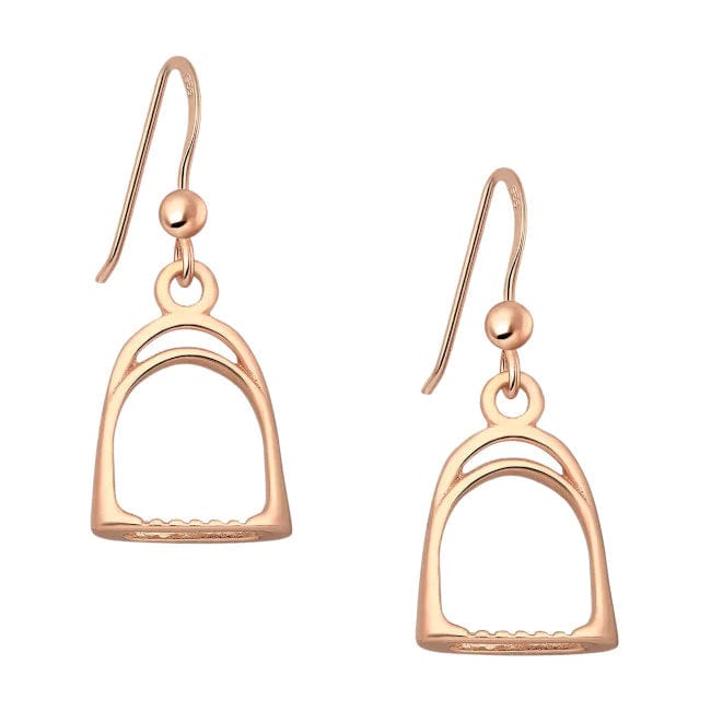 PEGASUS JEWELLERY Earrings Rose Gold Stirrup Earrings