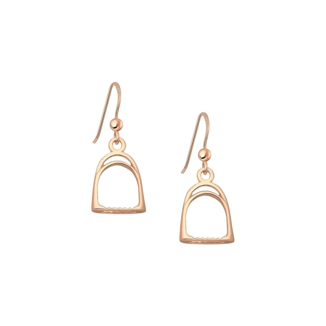 PEGASUS JEWELLERY Earrings Rose Gold Stirrup Earrings