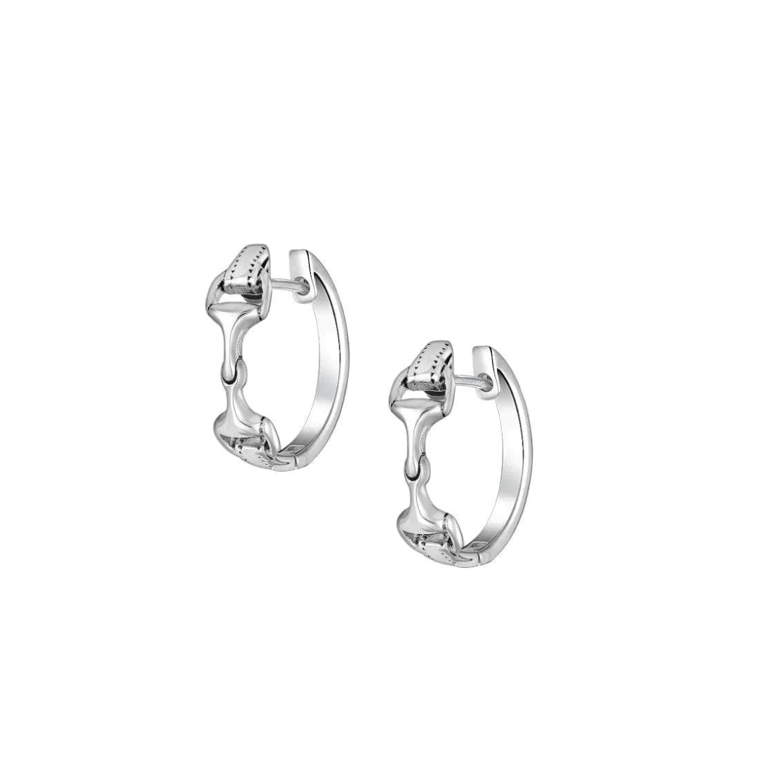 Snaffle Hoop Earrings PEGASUS JEWELLERY
