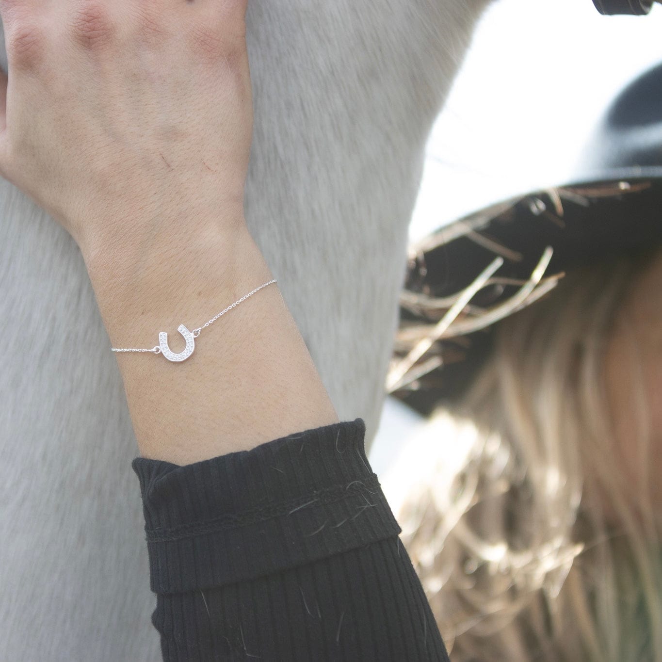PEGASUS JEWELLERY Horseshoe Sparkle Bracelet