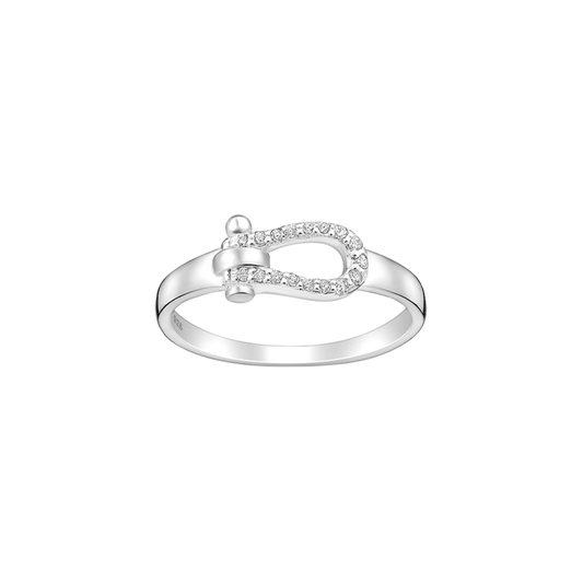 PEGASUS JEWELLERY Rings Horseshoe Link Sparkle Ring