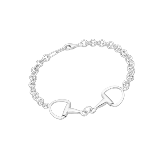 PEGASUS JEWELLERY Silver Snaffle Bracelet