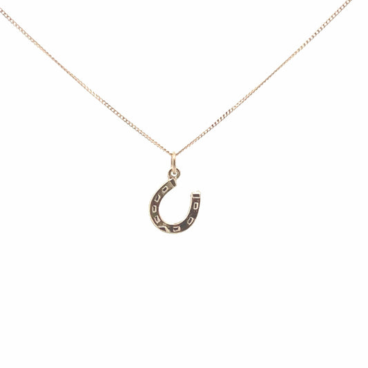 PEGASUS JEWELLERY 9ct Gold Horseshoe Necklace