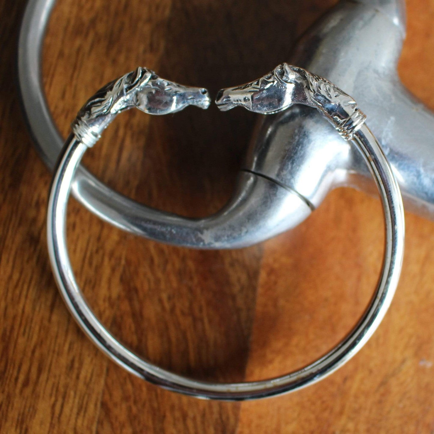 Equestrian Horses Head Torque BangleBanglePEGASUS JEWELLERY