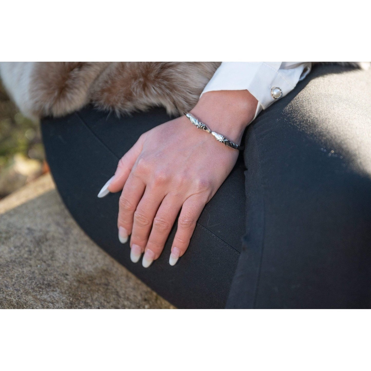 Equestrian Horses Head Torque BangleBanglePEGASUS JEWELLERY