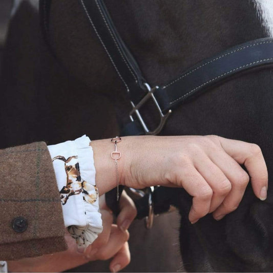 PEGASUS JEWELLERY Bangle Two tone Equestrian Snaffle Bracelet