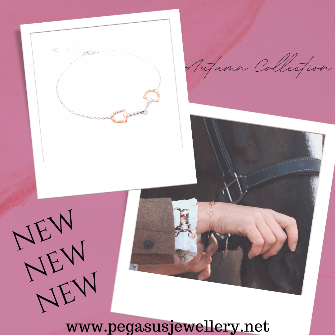 PEGASUS JEWELLERY Bangle Two tone Equestrian Snaffle Bracelet