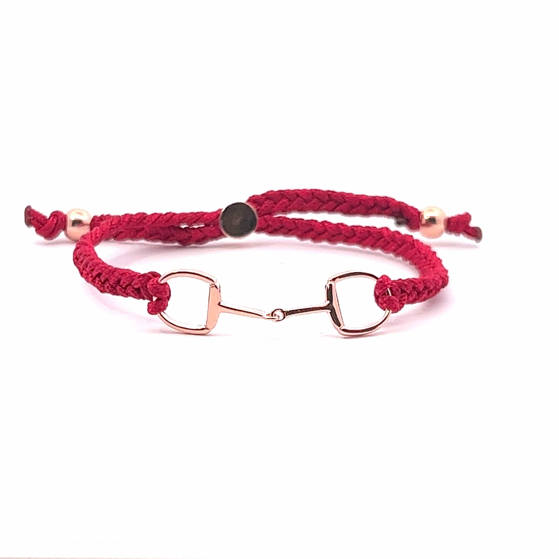 PEGASUS JEWELLERY Bracelet Rose Gold Mulberry Snaffle Friendship Bracelet.