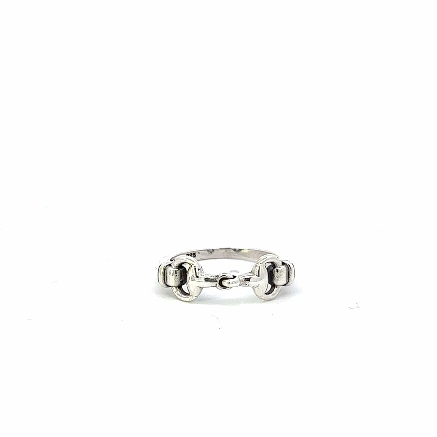 PEGASUS JEWELLERY Chunky Snaffle Equestrian Ring