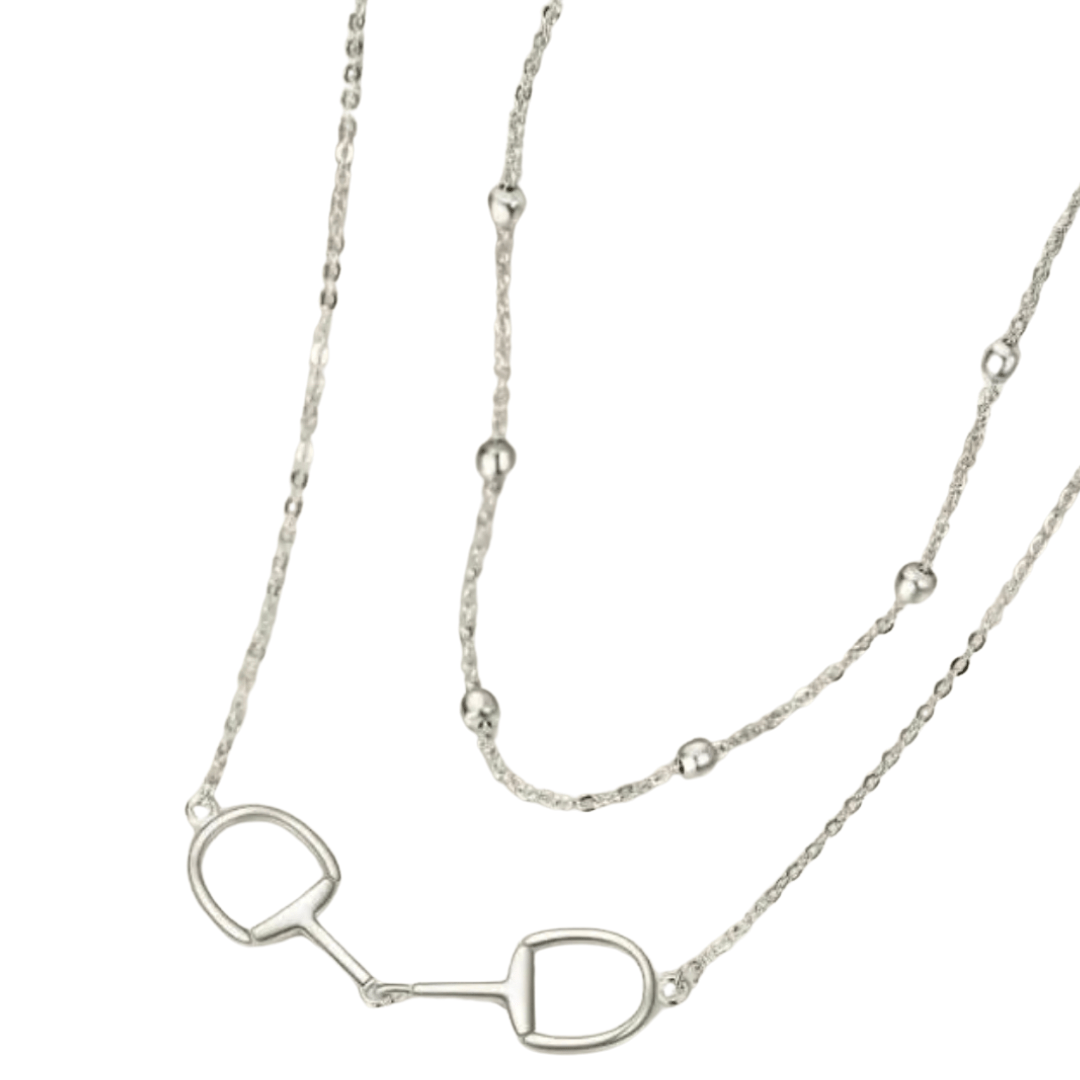 PEGASUS JEWELLERY Double Snaffle Necklace