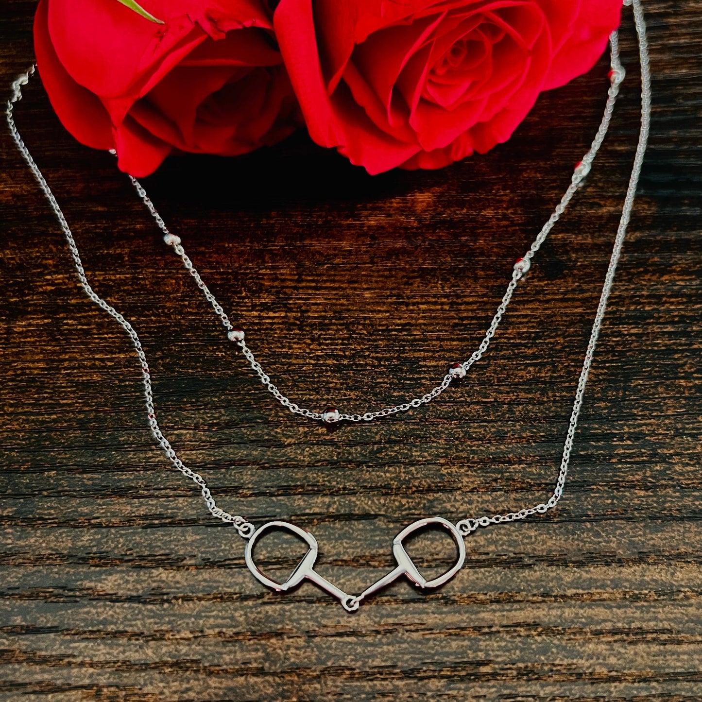 PEGASUS JEWELLERY Double Snaffle Necklace