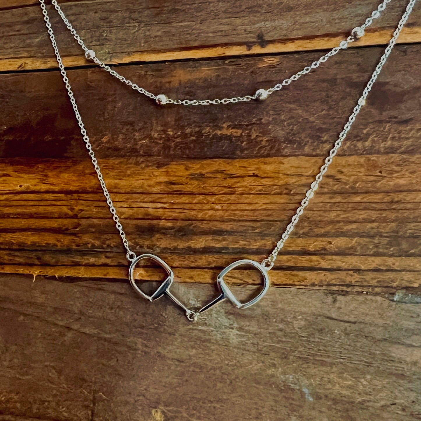 PEGASUS JEWELLERY Double Snaffle Necklace