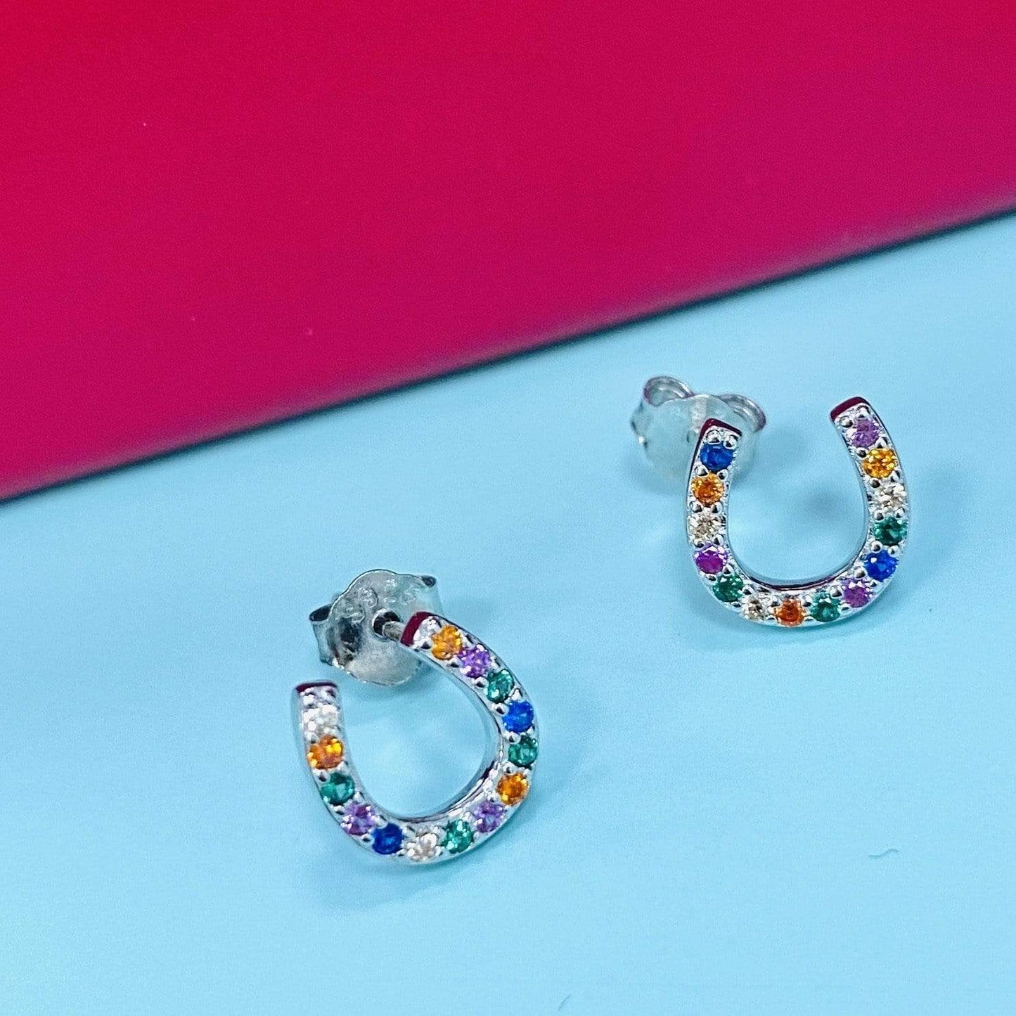 PEGASUS JEWELLERY Earrings Rainbow Horseshoe Earrings