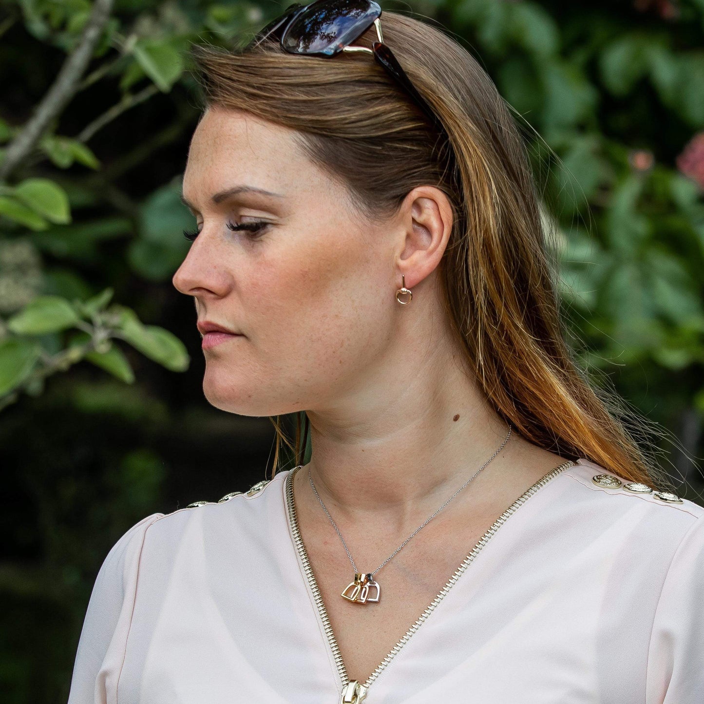 PEGASUS JEWELLERY Earrings Rose Gold Snaffle Studs