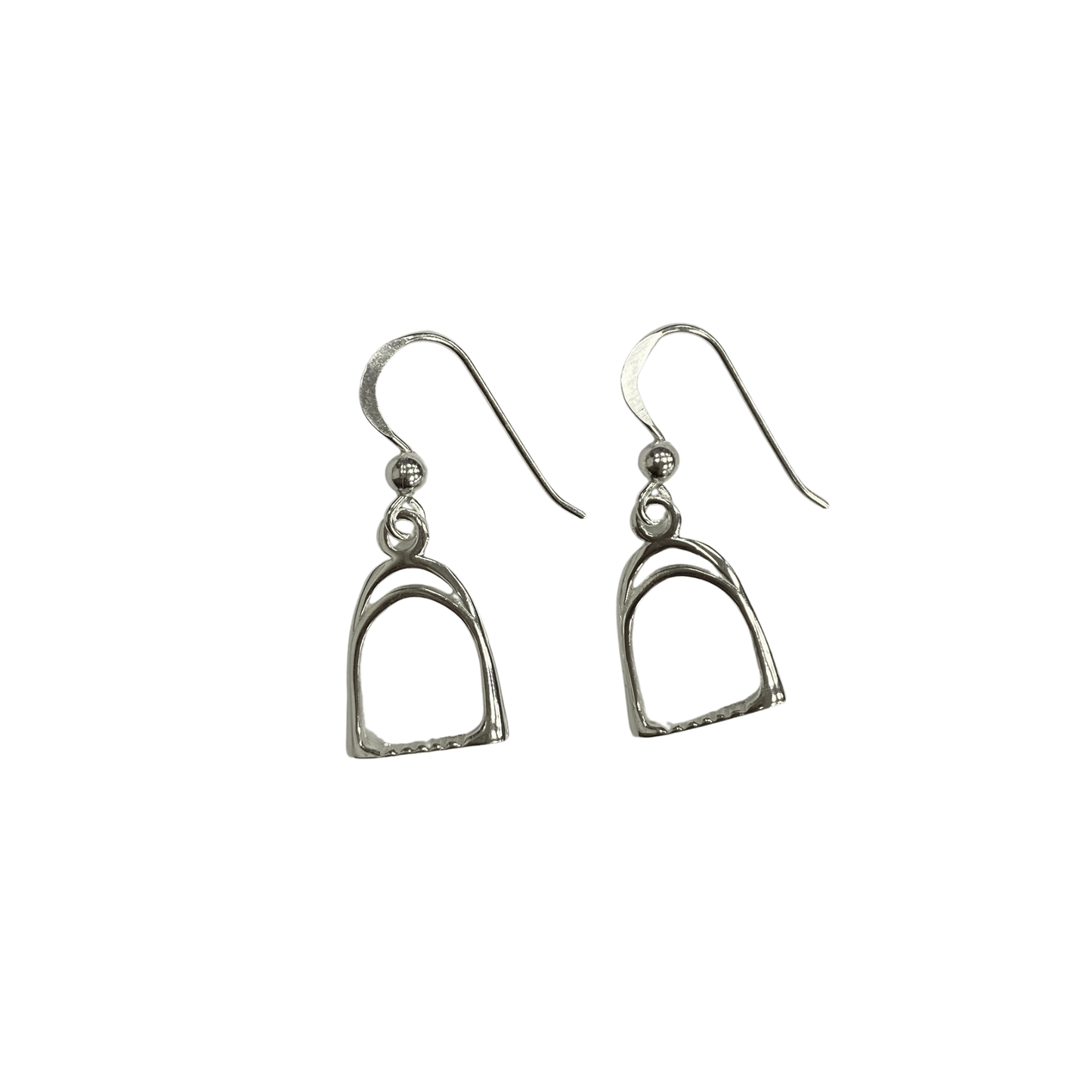 PEGASUS JEWELLERY Earrings Silver Stirrup Drop Earrings
