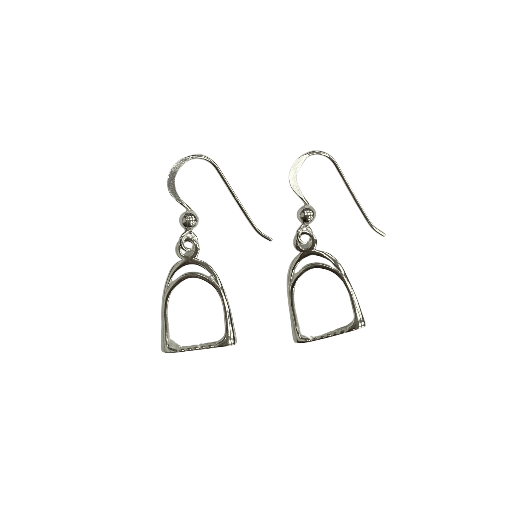 PEGASUS JEWELLERY Earrings Silver Stirrup Drop Earrings