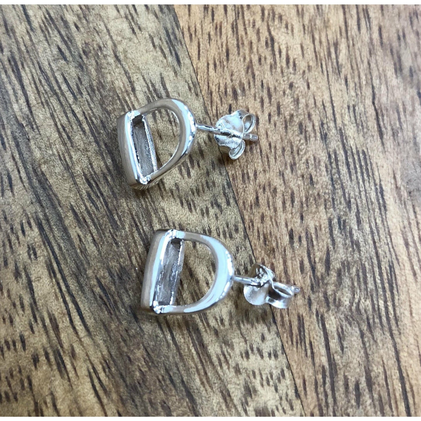 Silver Stirrup Stud EarringsEarringsPEGASUS JEWELLERY