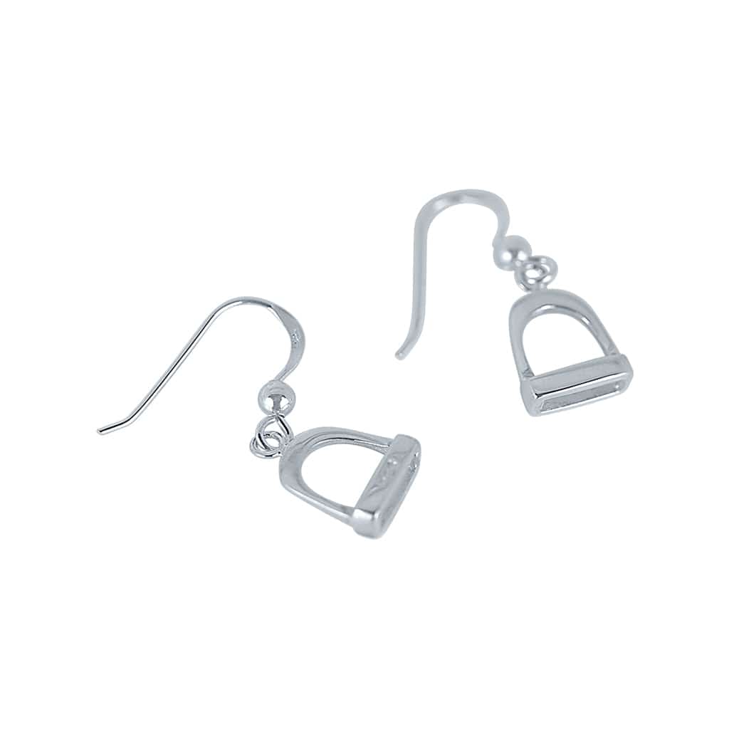 Silver Stirrup Drop EarringsEarringsPEGASUS JEWELLERY