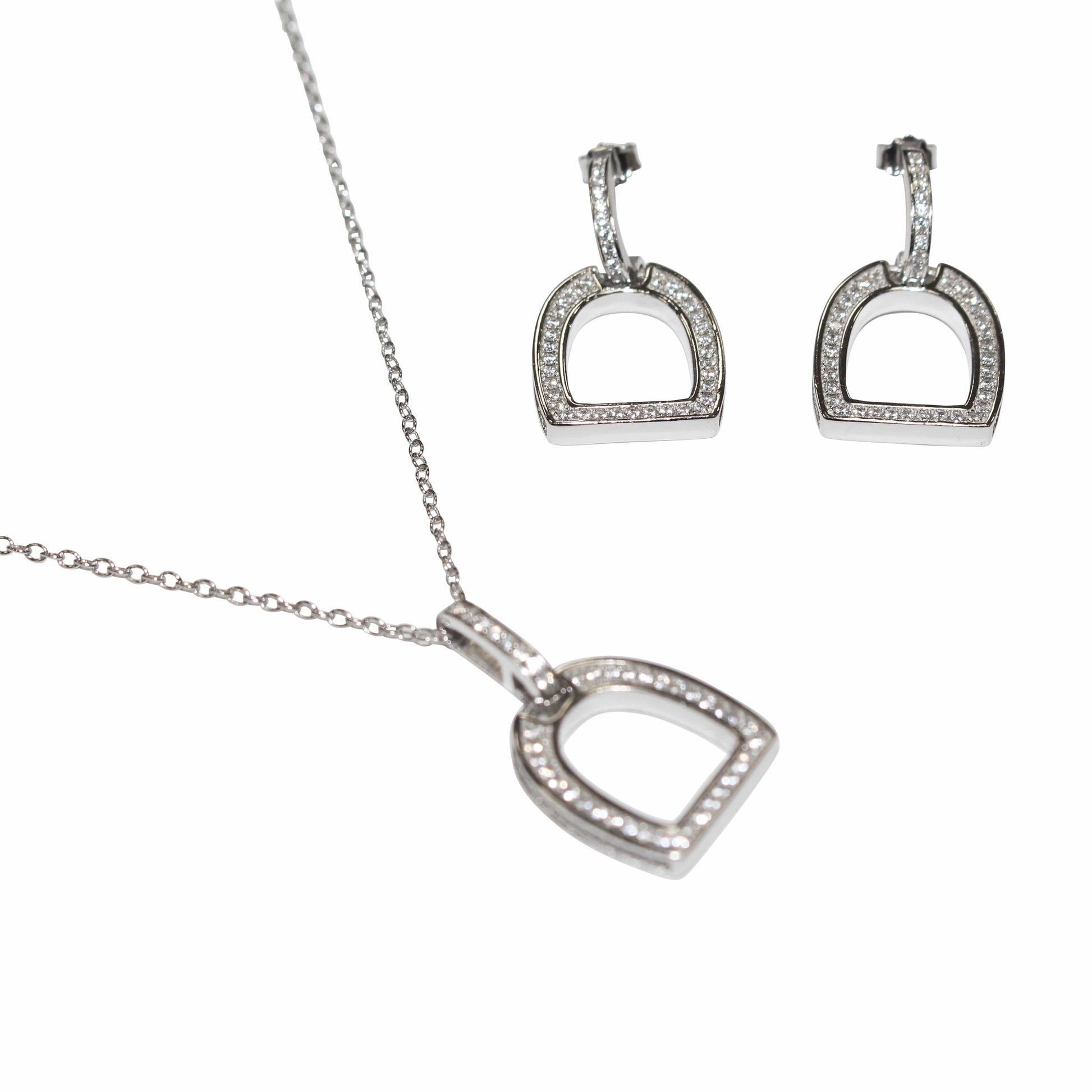 Dazzling Stirrup Set- Stunning Equestrian GiftJewellery SetsPEGASUS JEWELLERY