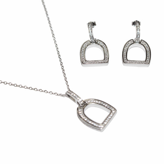 Dazzling Stirrup Set- Stunning Equestrian GiftJewellery SetsPEGASUS JEWELLERY