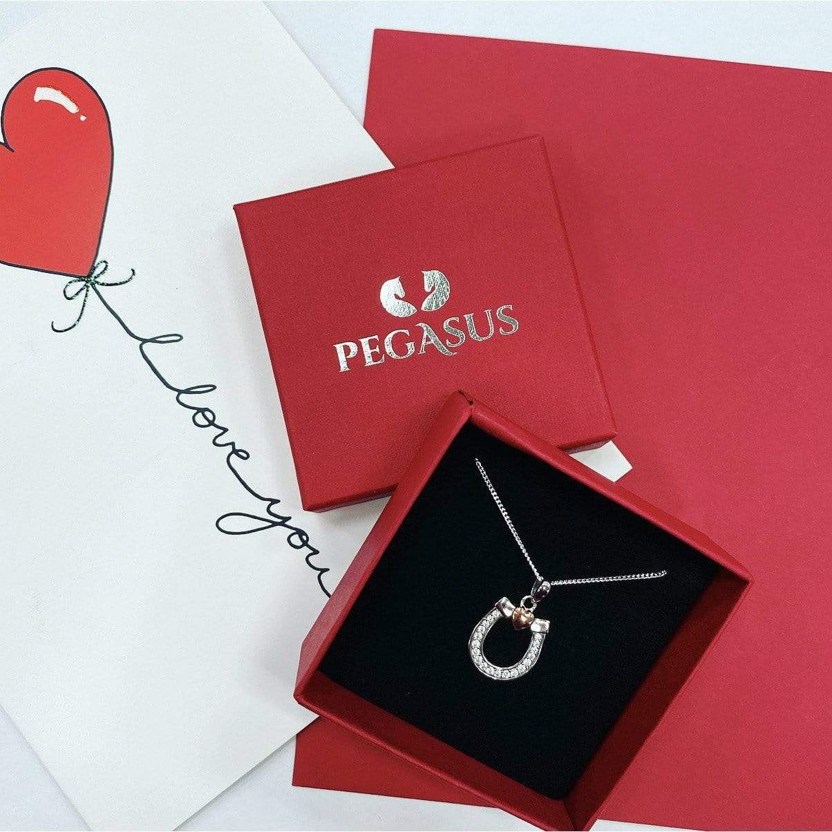 PEGASUS JEWELLERY Necklaces Horseshoe Heart Pendant- Limited Edition