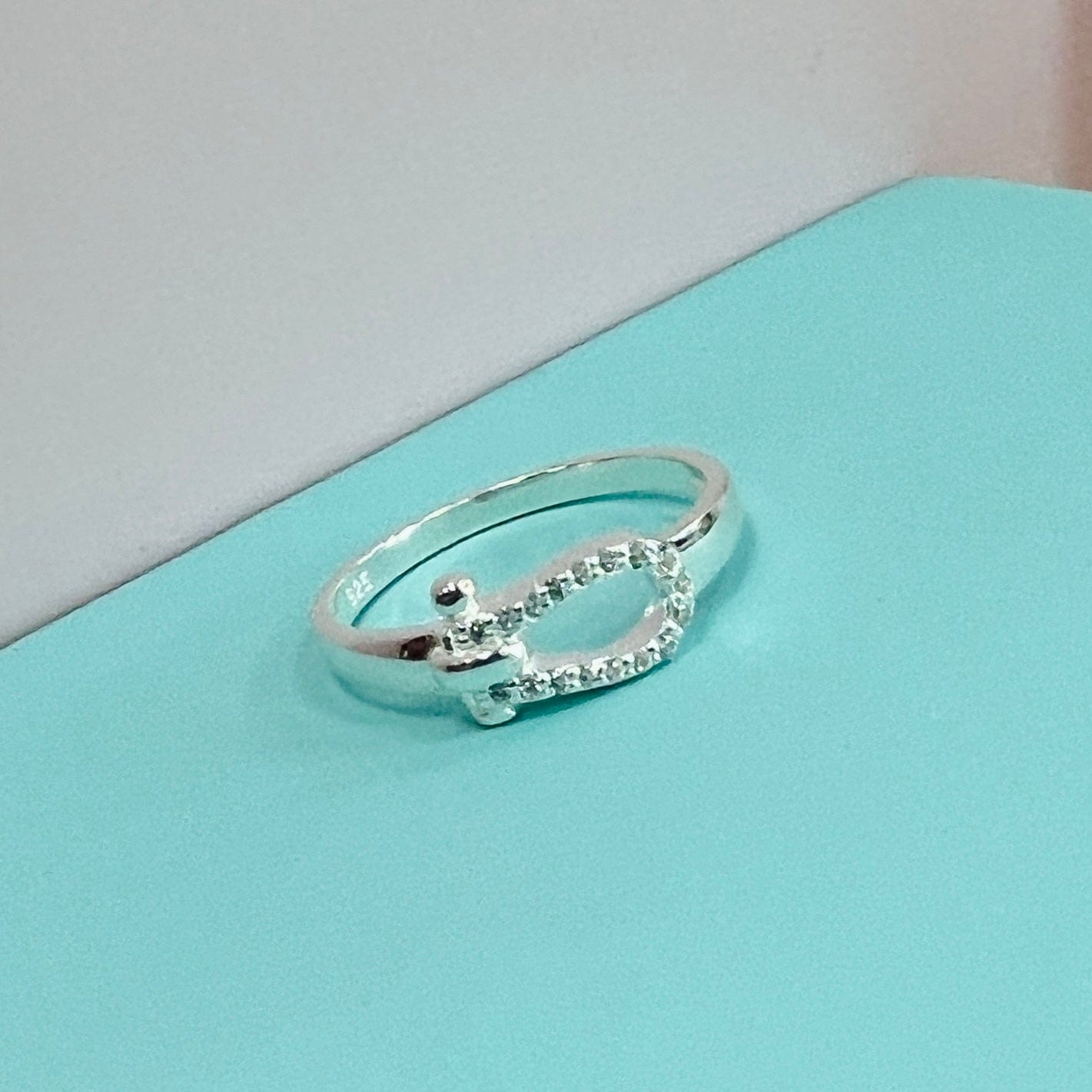 PEGASUS JEWELLERY Rings Horseshoe Link Sparkle Ring