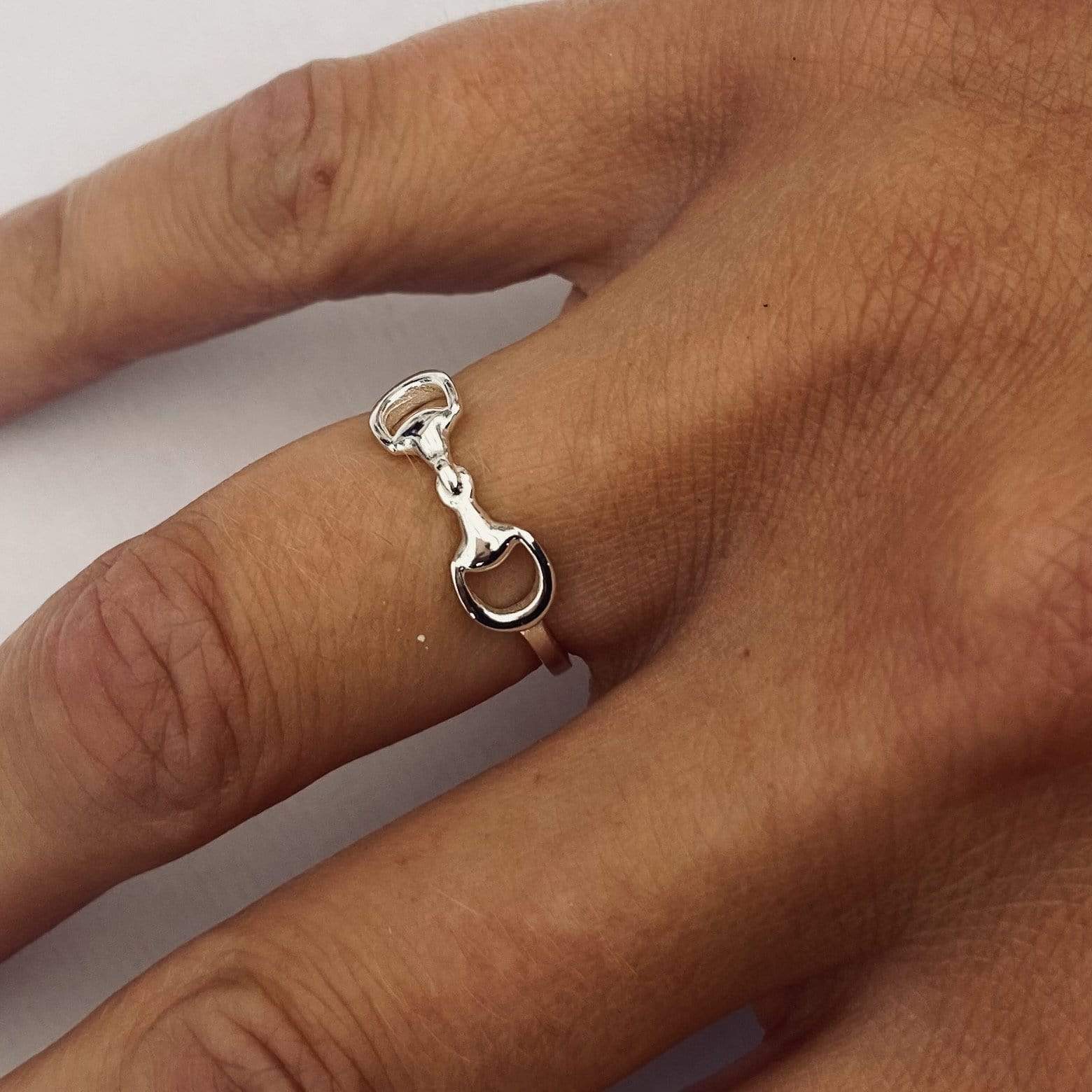 PEGASUS JEWELLERY Rings New- Silver Snaffle Ring