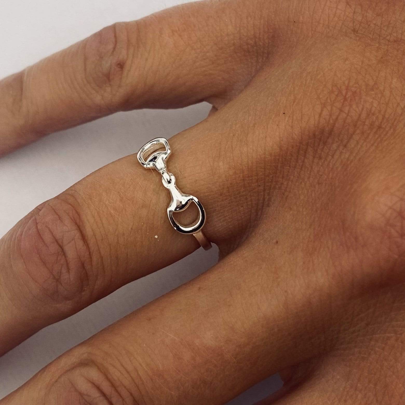 PEGASUS JEWELLERY Rings New- Silver Snaffle Ring